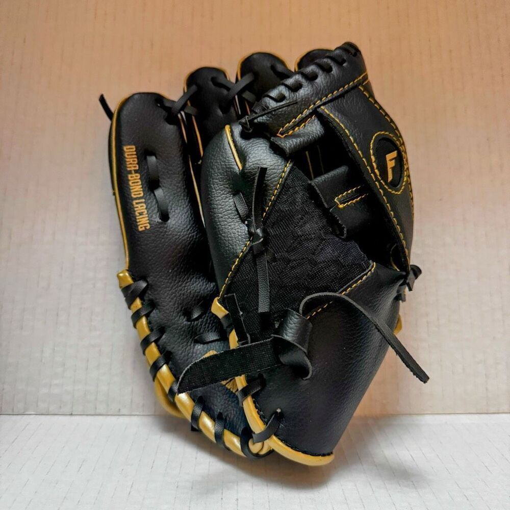 Franklin 9.5" MeshTek Youth Glove Gold Black Left LHT 22808L Baseball T-Ball‎